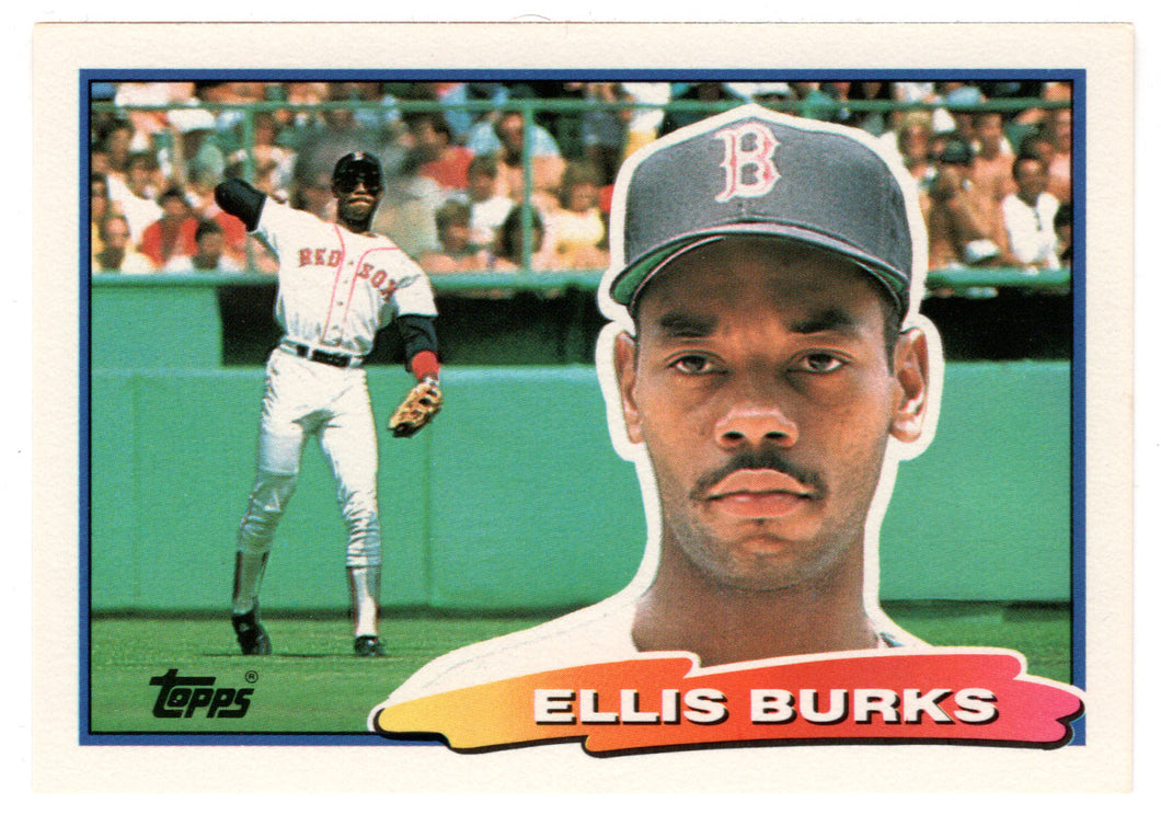 Ellis Burks - Boston Red Sox (MLB Baseball Card) 1988 Topps Big # 80 Mint