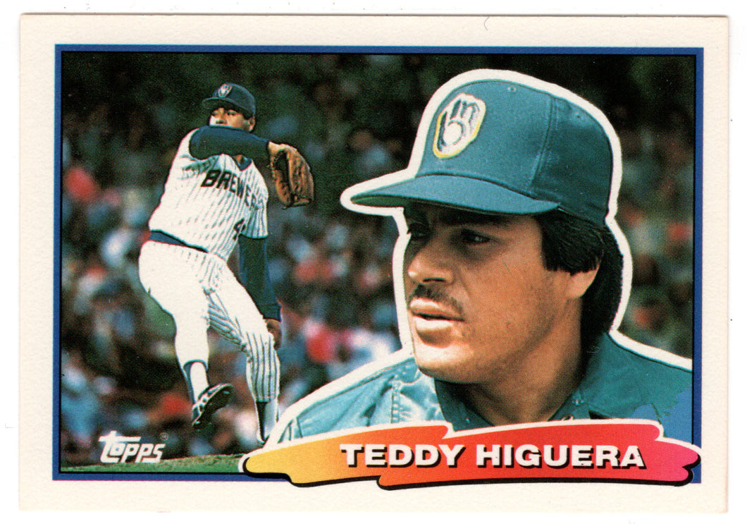 Teddy Higuera - Milwaukee Brewers (MLB Baseball Card) 1988 Topps Big # 87 Mint