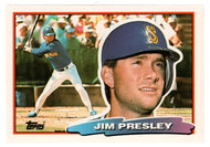 Jim Presley - Seattle Mariners (MLB Baseball Card) 1988 Topps Big # 90 Mint