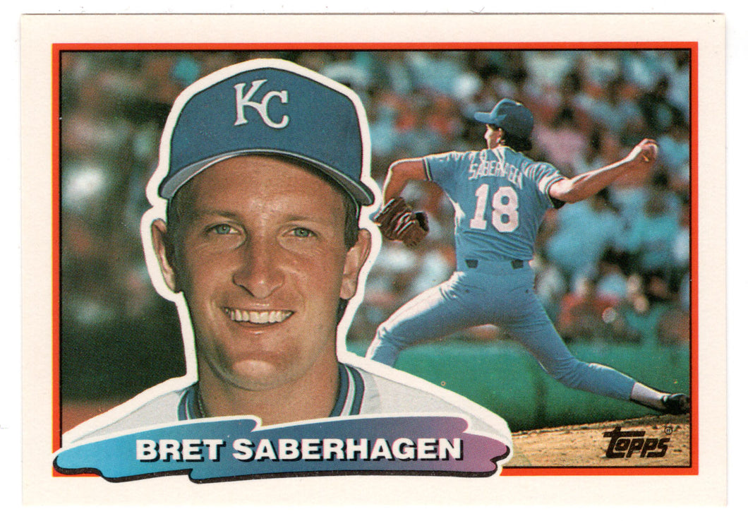 Bret Saberhagen - Kansas City Royals (MLB Baseball Card) 1988 Topps Big # 94 Mint