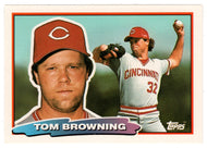 Tom Browning - Cincinnati Reds (MLB Baseball Card) 1988 Topps Big # 96 Mint