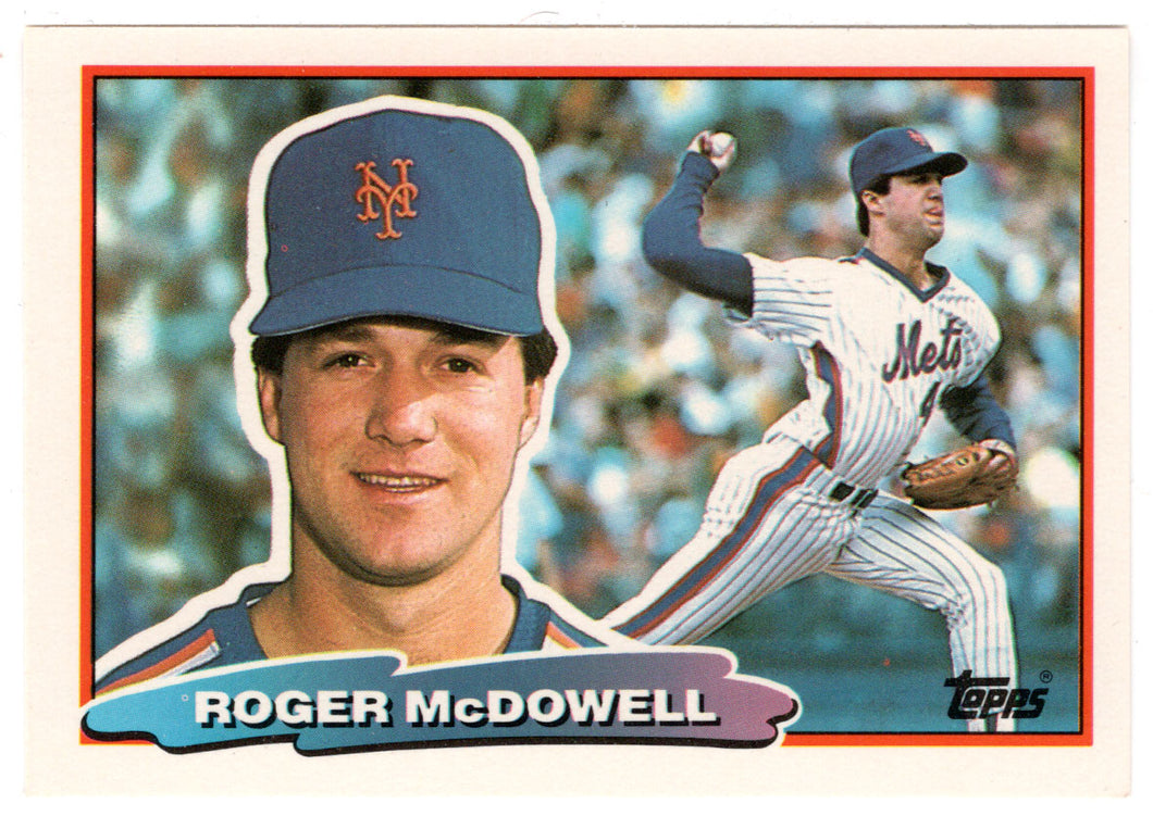 Roger McDowell - New York Mets (MLB Baseball Card) 1988 Topps Big # 101 Mint