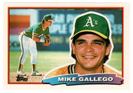 Mike Gallego - Oakland Athletics (MLB Baseball Card) 1988 Topps Big # 103 Mint