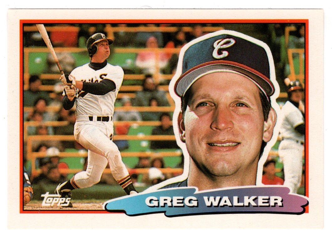 Greg Walker - Chicago White Sox (MLB Baseball Card) 1988 Topps Big # 105 Mint