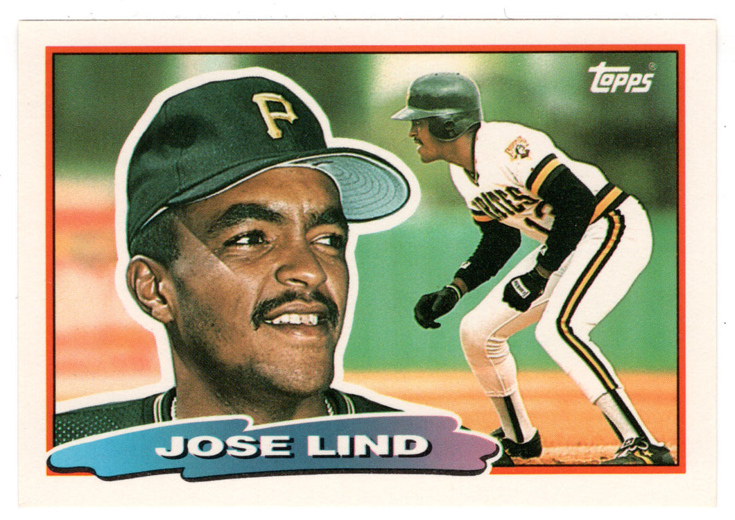 Jose Lind - Pittsburgh Pirates (MLB Baseball Card) 1988 Topps Big # 106 Mint