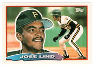 Jose Lind - Pittsburgh Pirates (MLB Baseball Card) 1988 Topps Big # 106 Mint