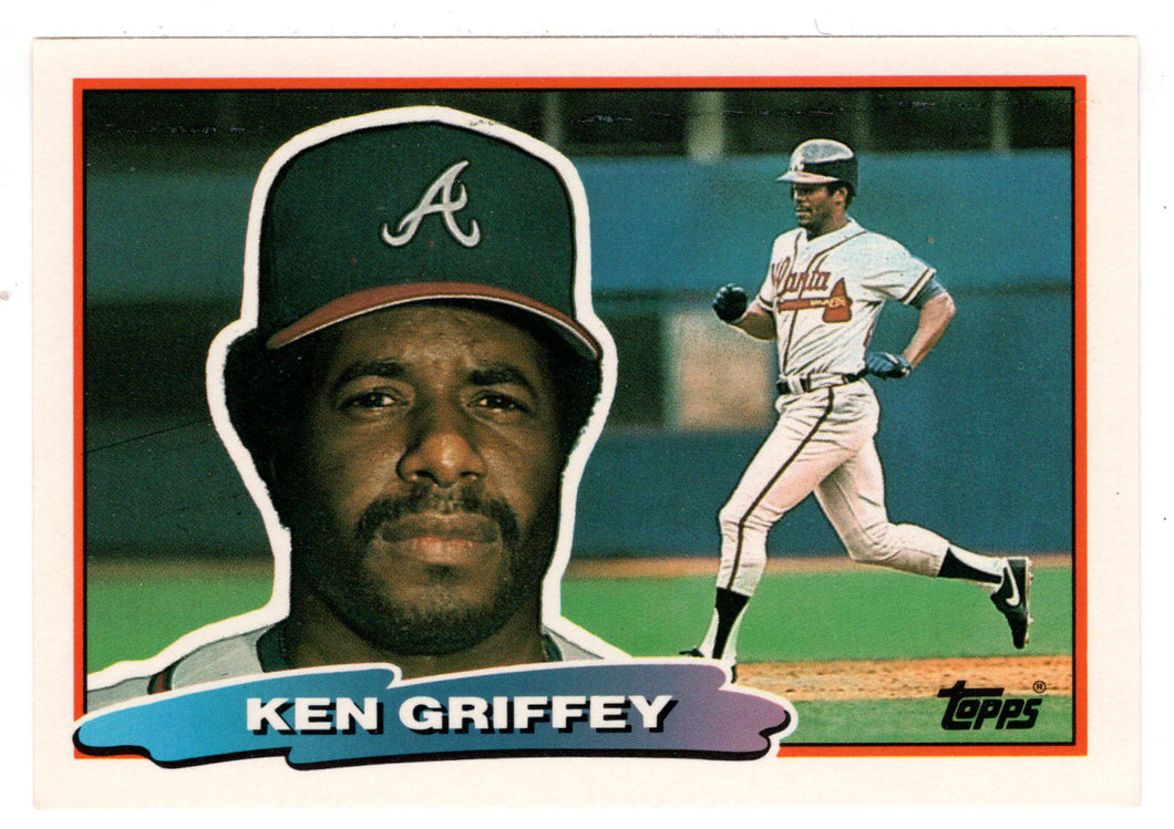 Ken Griffey - Atlanta Braves (MLB Baseball Card) 1988 Topps Big # 110 Mint