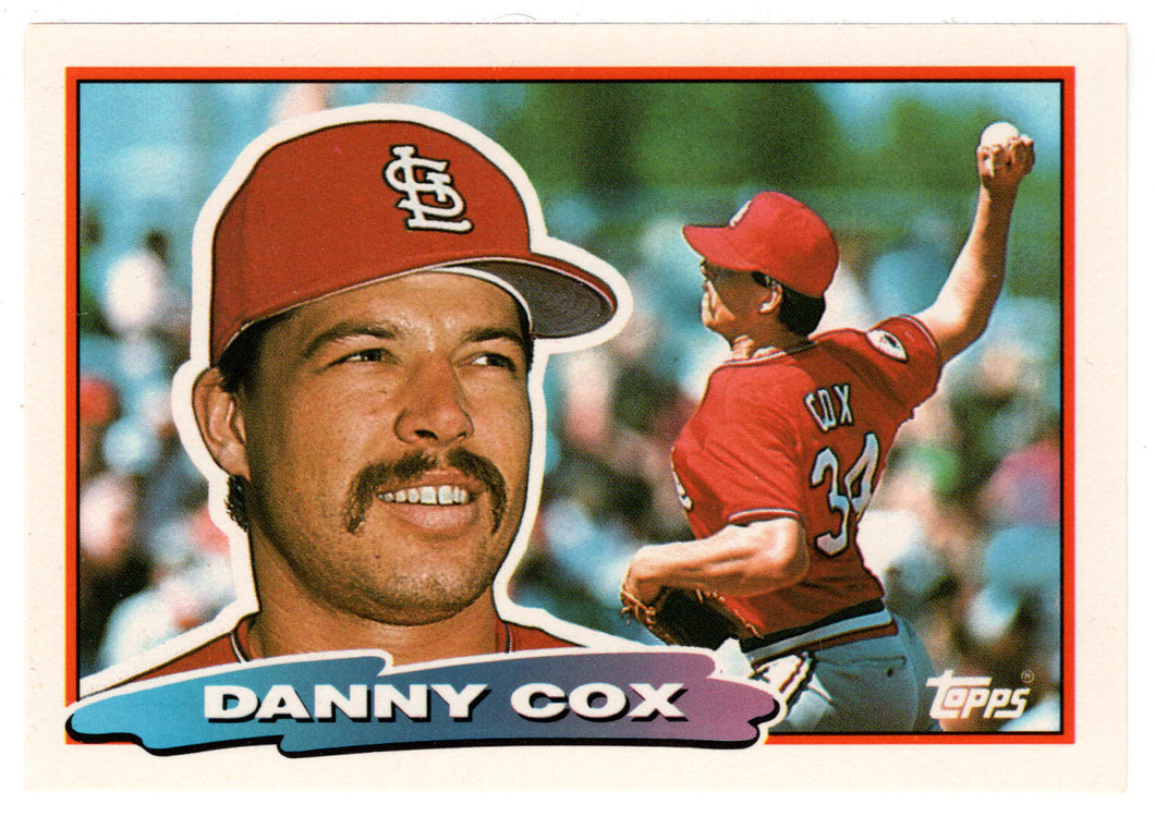 Danny Cox - St. Louis Cardinals (MLB Baseball Card) 1988 Topps Big # 111 Mint