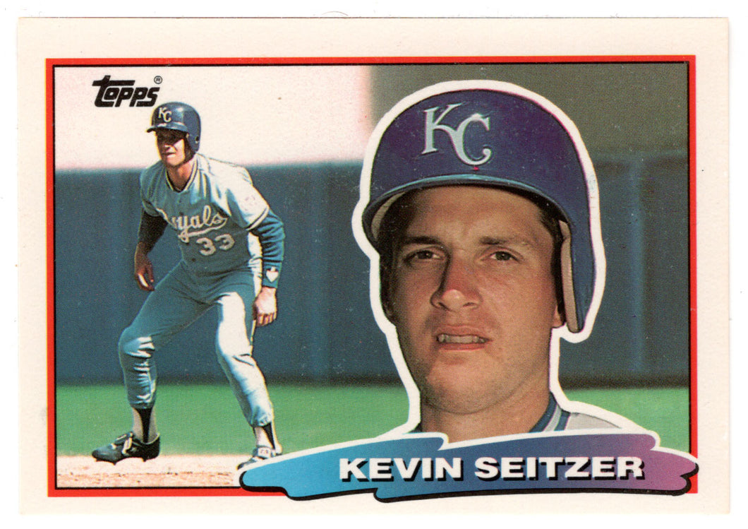 Kevin Seitzer - Kansas City Royals (MLB Baseball Card) 1988 Topps Big # 115 Mint
