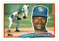 Juan Castillo - Milwaukee Brewers (MLB Baseball Card) 1988 Topps Big # 117 Mint