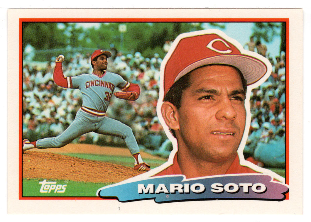 Mario Soto - Cincinnati Reds (MLB Baseball Card) 1988 Topps Big # 120 Mint