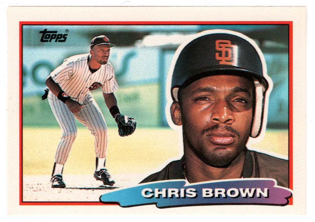 Chris Brown - San Diego Padres (MLB Baseball Card) 1988 Topps Big # 130 Mint