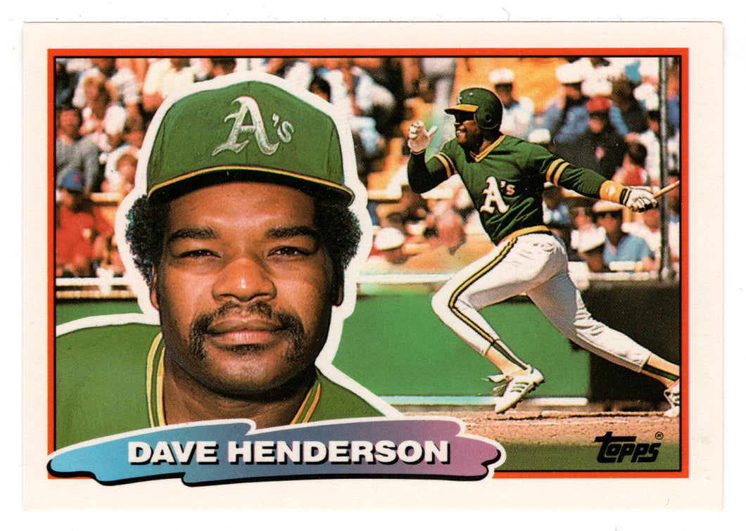 Dave Henderson - San Francisco Giants (MLB Baseball Card) 1988 Topps Big # 131 Mint