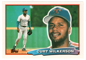 Curt Wilkerson - Texas Rangers (MLB Baseball Card) 1988 Topps Big # 132 Mint