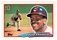 Julio Franco - Cleveland Indians (MLB Baseball Card) 1988 Topps Big # 135 Mint