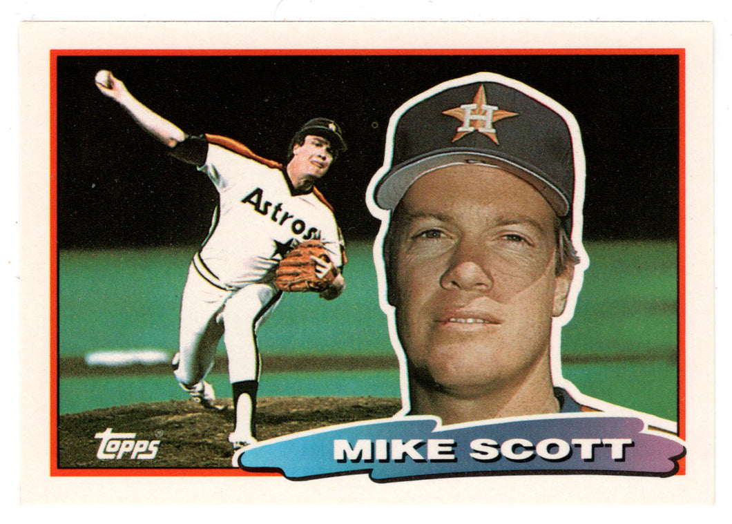 Mike Scott - Houston Astros (MLB Baseball Card) 1988 Topps Big