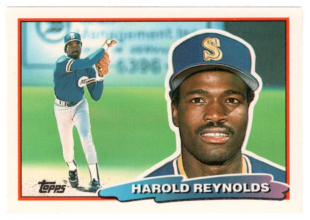 Harold Reynolds - Seattle Mariners (MLB Baseball Card) 1988 Topps Big # 142 Mint