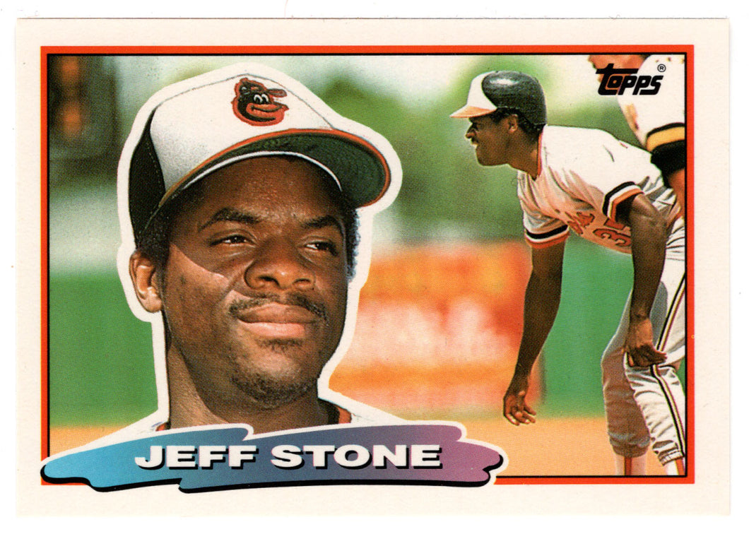 Jeff Stone - Philadelphia Phillies (MLB Baseball Card) 1988 Topps Big # 146 Mint