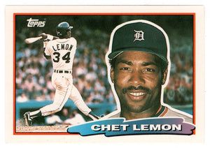 Chet Lemon - Detroit Tigers (MLB Baseball Card) 1988 Topps Big # 147 Mint