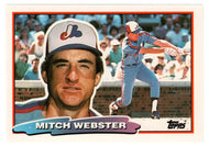 Mitch Webster - Montreal Expos (MLB Baseball Card) 1988 Topps Big # 150 Mint