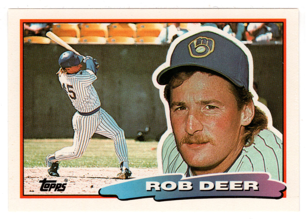 Rob Deer - Milwaukee Brewers (MLB Baseball Card) 1988 Topps Big # 151 Mint