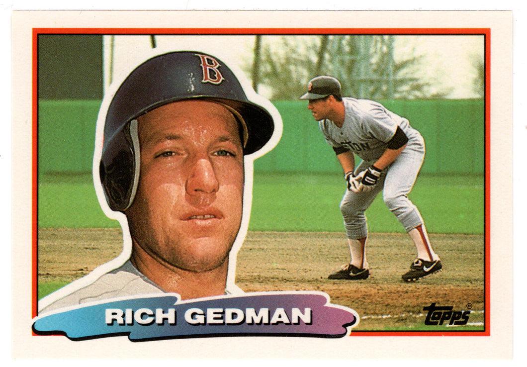Rich Gedman - Boston Red Sox (MLB Baseball Card) 1988 Topps Big # 152 Mint