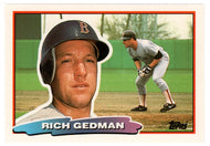 Rich Gedman - Boston Red Sox (MLB Baseball Card) 1988 Topps Big # 152 Mint