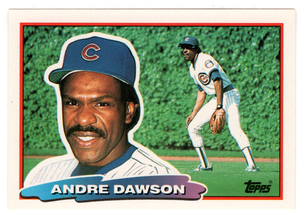 Andre Dawson - Chicago Cubs (MLB Baseball Card) 1988 Topps Big # 153 Mint