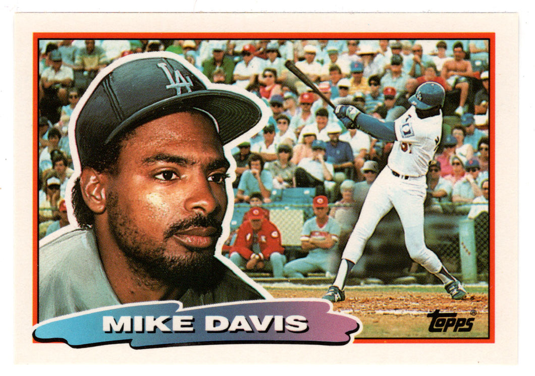 Mike Davis - Oakland Athletics (MLB Baseball Card) 1988 Topps Big # 154 Mint