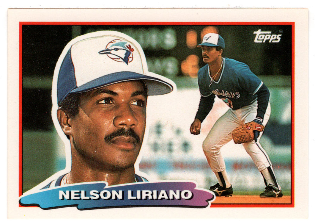 Nelson Liriano - Toronto Blue Jays (MLB Baseball Card) 1988 Topps Big # 155 Mint