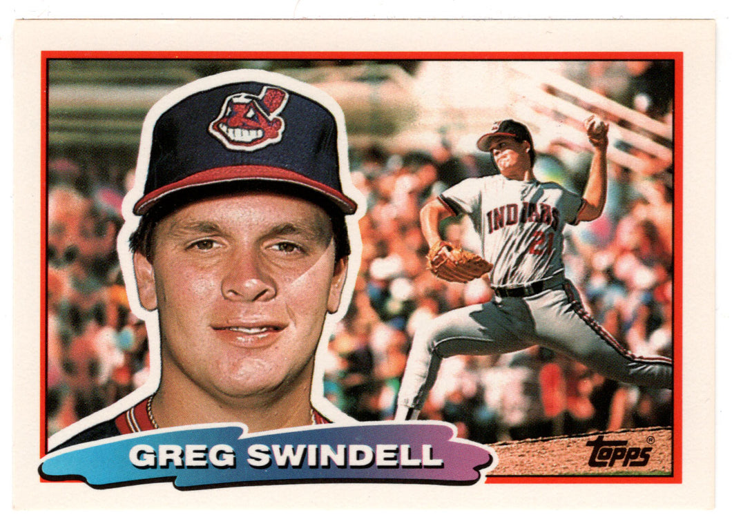 Greg Swindell - Cleveland Indians (MLB Baseball Card) 1988 Topps Big # 156 Mint