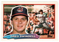 Greg Swindell - Cleveland Indians (MLB Baseball Card) 1988 Topps Big # 156 Mint