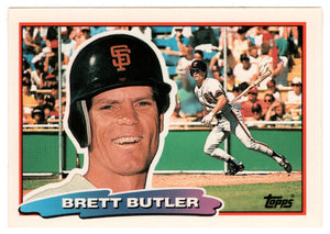 Brett Butler - Cleveland Indians (MLB Baseball Card) 1988 Topps Big # 166 Mint