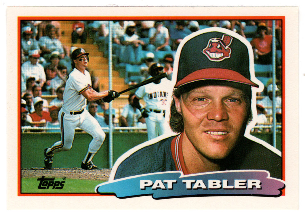 Pat Tabler - Cleveland Indians (MLB Baseball Card) 1988 Topps Big # 173 Mint