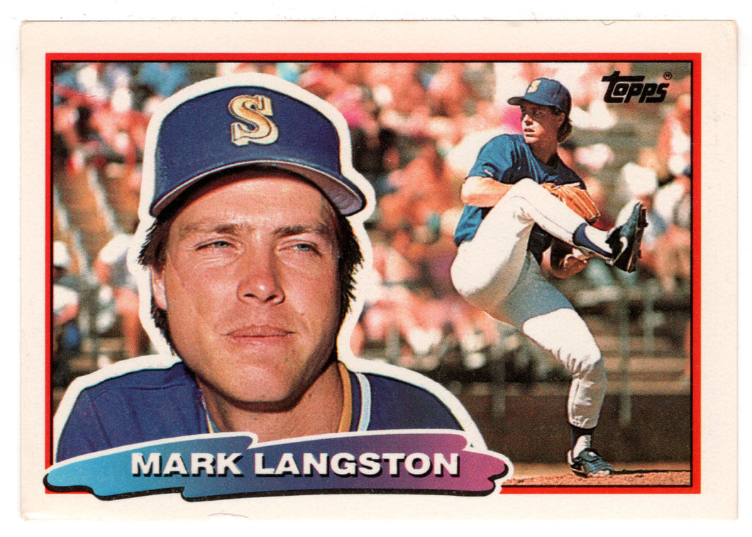 Mark Langston - Seattle Mariners (MLB Baseball Card) 1988 Topps Big # 176 Mint