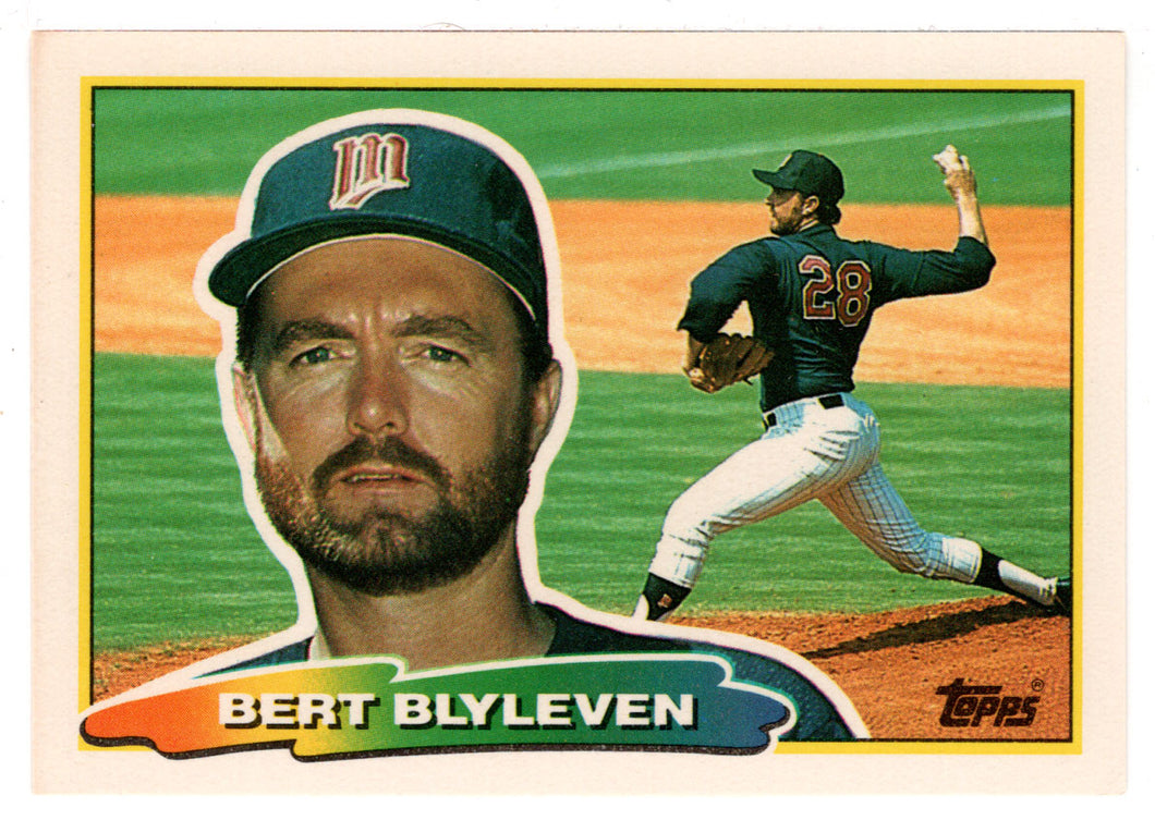 Bert Blyleven - Minnesota Twins (MLB Baseball Card) 1988 Topps Big # 180 Mint