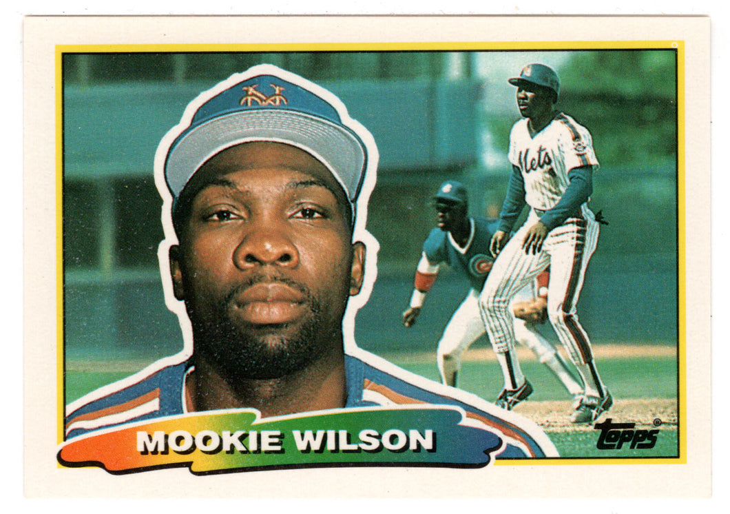 Mookie Wilson - New York Mets (MLB Baseball Card) 1988 Topps Big # 182 Mint