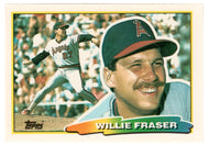 Willie Fraser - California Angels (MLB Baseball Card) 1988 Topps Big # 183 Mint