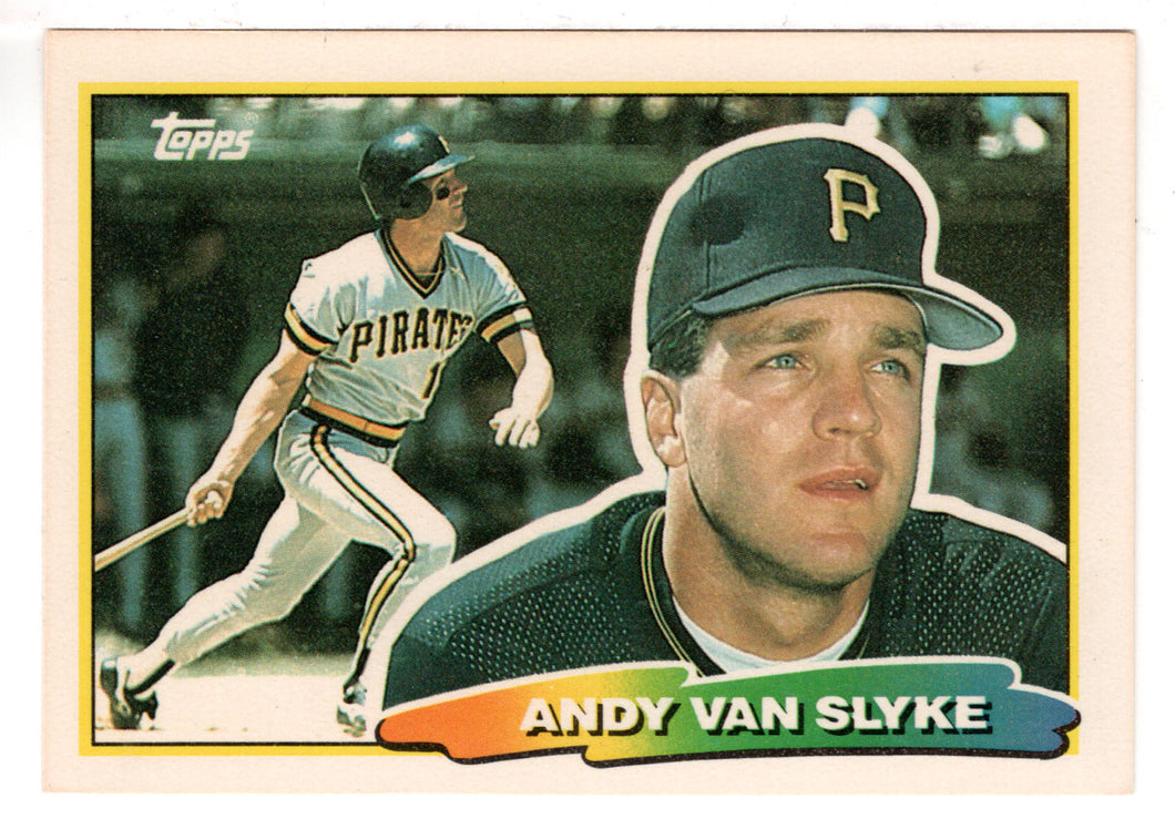 Andy Van Slyke - Pittsburgh Pirates (MLB Baseball Card) 1988 Topps Big # 184 Mint