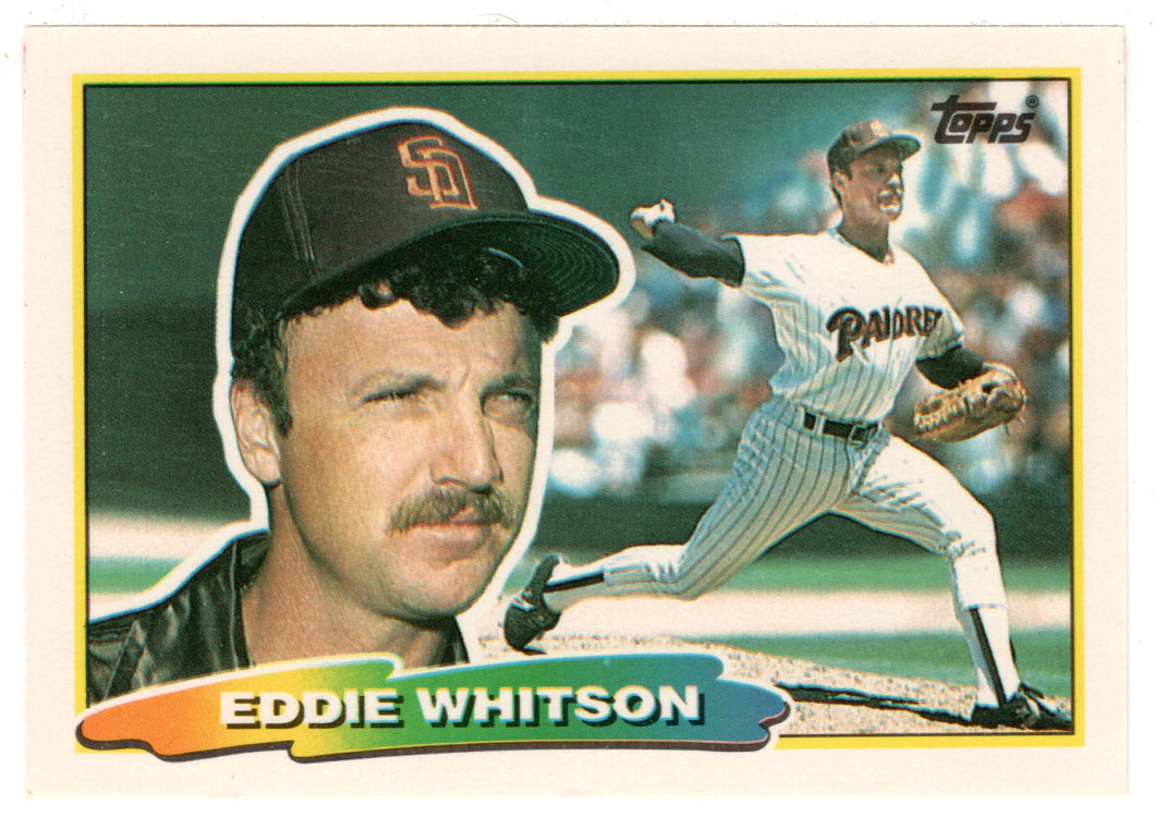 Eddie Whitson - San Diego Padres (MLB Baseball Card) 1988 Topps Big # 186 Mint