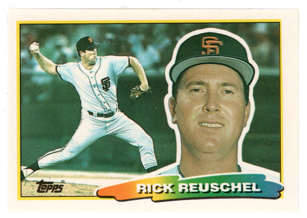 Rick Reuschel - San Francisco Giants (MLB Baseball Card) 1988 Topps Big # 188 Mint