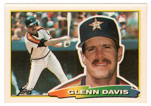 Glenn Davis - Houston Astros (MLB Baseball Card) 1988 Topps Big # 192 Mint