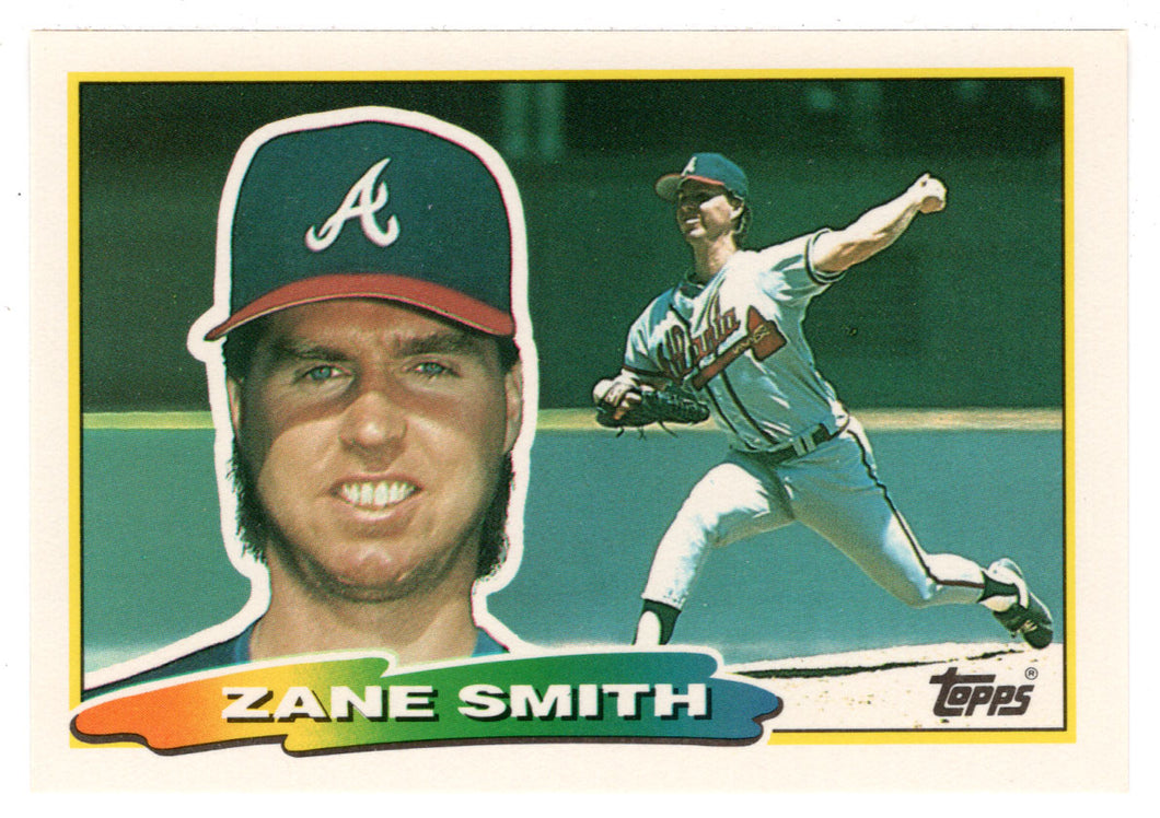 Zane Smith - Atlanta Braves (MLB Baseball Card) 1988 Topps Big # 193 Mint