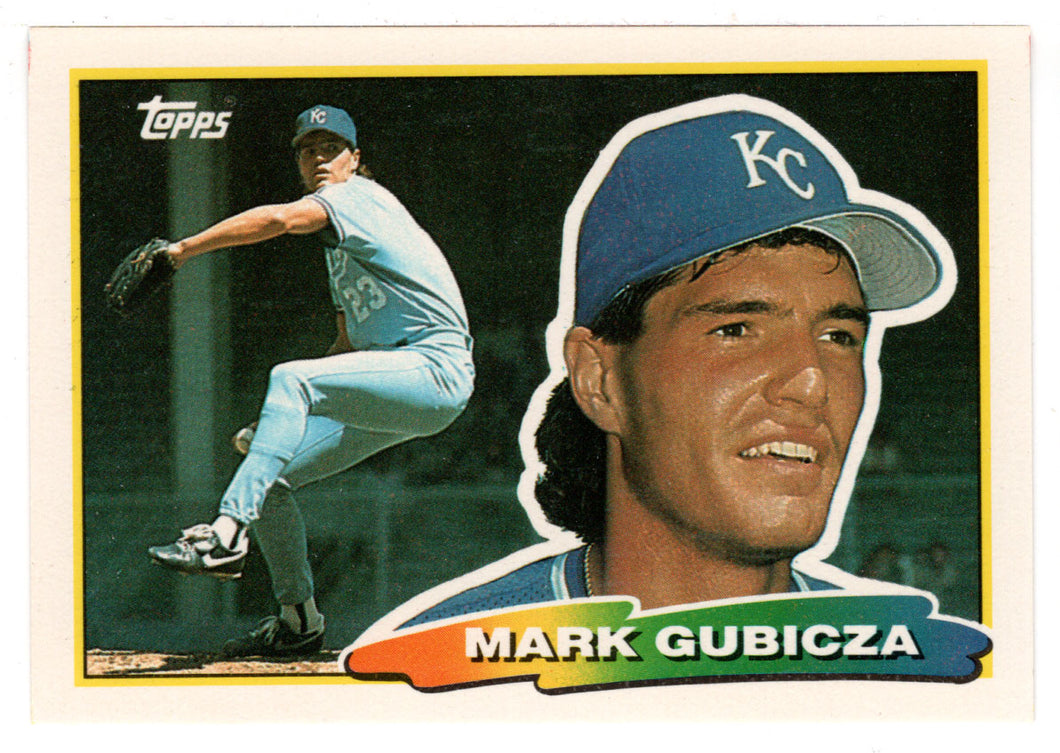 Mark Gubicza - Kansas City Royals (MLB Baseball Card) 1988 Topps Big # 199 Mint