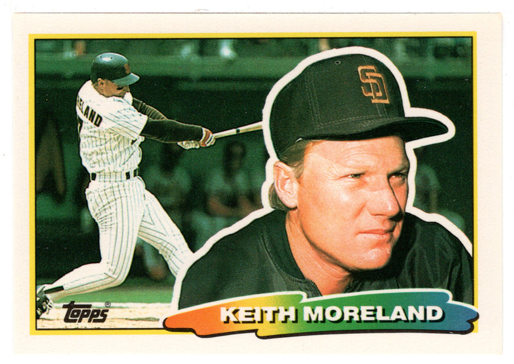 Keith Moreland - Chicago Cubs (MLB Baseball Card) 1988 Topps Big # 207 Mint