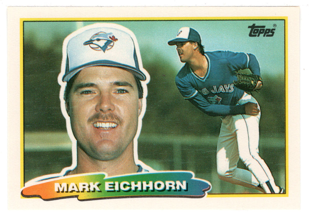 Mark Eichhorn - Toronto Blue Jays (MLB Baseball Card) 1988 Topps Big # 208 Mint
