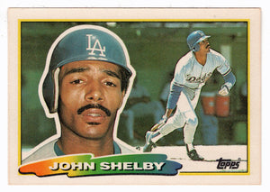 John Shelby - Los Angeles Dodgers (MLB Baseball Card) 1988 Topps Big # 218 Mint