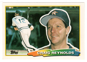 Craig Reynolds - Houston Astros (MLB Baseball Card) 1988 Topps Big # 219 Mint