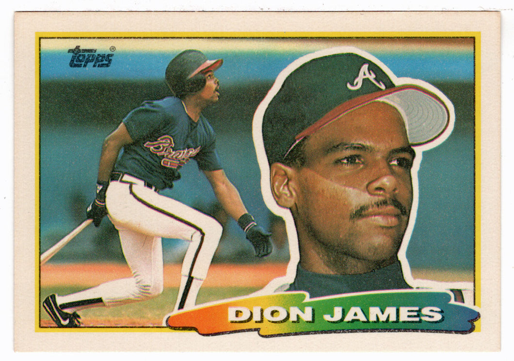 Dion James - Atlanta Braves (MLB Baseball Card) 1988 Topps Big # 220 Mint