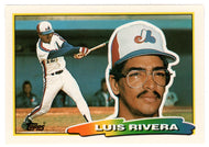 Luis Rivera - Montreal Expos (MLB Baseball Card) 1988 Topps Big # 223 Mint